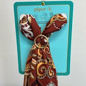 Piper K | Vintage Paisley Inspired Scarf w/ Brooch